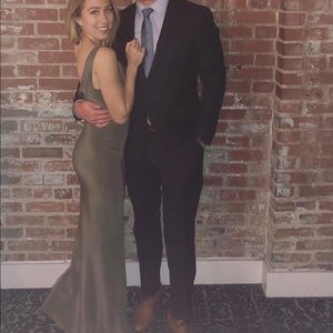 STONE COLD FOX - Delarosa Gown (sample size)-Moss